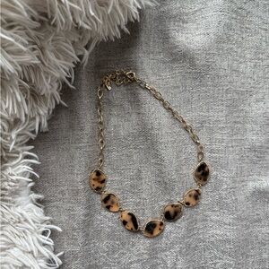 Tortoiseshell Gold Necklace